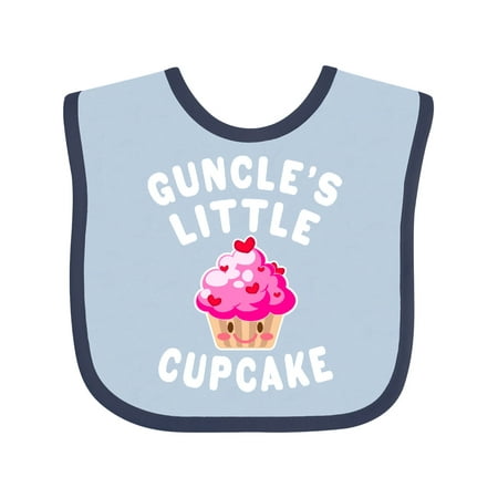Inktastic Guncles Little Cupcake Gift Baby Girl Bib