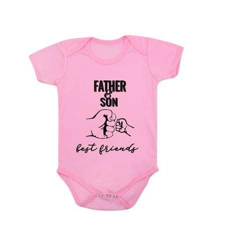 TUOBARR Toddler Kids Baby Boys Girls Fashion Cute Solid Color Letter Print Short Sleeve One-piece Romper Jumpsuit Pink (0-24Months)
TUOBARR Toddler Kids Baby Boys Girls Fashion Cute Solid Color Letter Print Short Sleeve One-piece Romper Jumpsuit Pink (0-24Months)