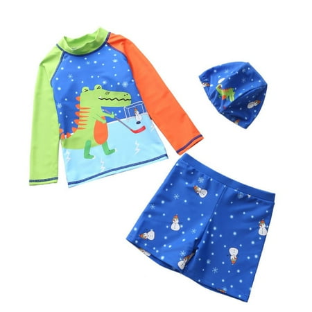 Baby Boy Swimsuit Two Pieces Bathing Suits Short Sleeve Sets with Hat UPF50+ Sun Protection Swimwear
Baby Boy Swimsuit Two Pieces Bathing Suits Short Sleeve Sets with Hat UPF50+ Sun Protection Swimwear