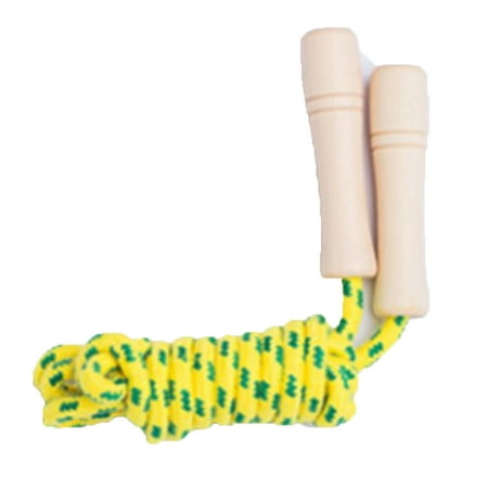JumpRopeKids ChildrenAdjustableCottonSkippingRopewithWoodenHandleforBoysandGirlsFitnessTraining/Exercise/OutdoorActivityFunToy
JumpRopeKids ChildrenAdjustableCottonSkippingRopewithWoodenHandleforBoysandGirlsFitnessTraining/Exercise/OutdoorActivityFunToy
