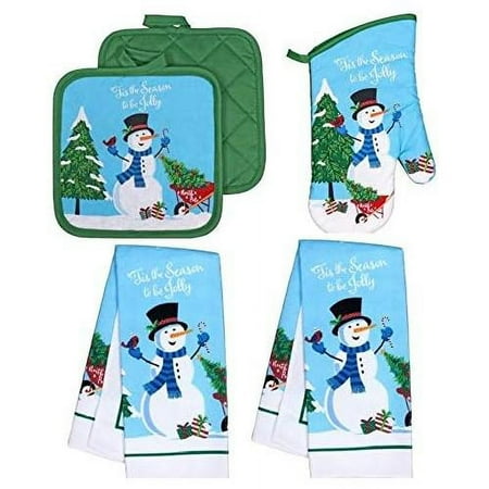 n Christmas Kitchen Towel Set 5-Part 2 Flaps And Towels With 1 Oven Glove (Snowman)
n Christmas Kitchen Towel Set 5-Part 2 Flaps And Towels With 1 Oven Glove (Snowman)