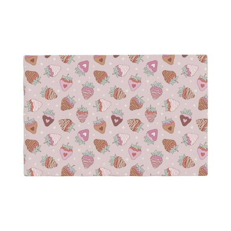 Rocae Strawberry Cake Printed Heat Resistant Place Mats Classic Hemstitch Cloth Fabric Placemats Imitation Linen Place Mat Table Mats 18x12 inch
Rocae Strawberry Cake Printed Heat Resistant Place Mats Classic Hemstitch Cloth Fabric Placemats Imitation Linen Place Mat Table Mats 18x12 inch