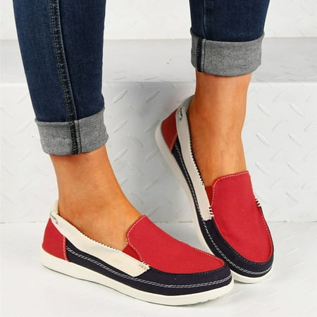Aayomet High Summer Sandals Shoes Shoes Vulcanize Ladies Autumn Canvas Soft Flat Loafers Women s Women s casual shoes Red 9
Aayomet High Summer Sandals Shoes Shoes Vulcanize Ladies Autumn Canvas Soft Flat Loafers Women s Women s casual shoes Red 9