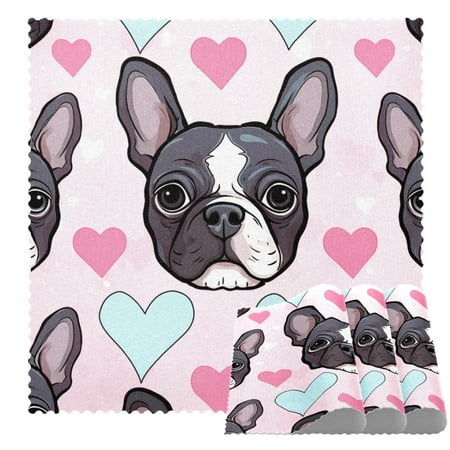 Placemats Set of 1 Non Slip Washable Table Placemats Cartoon Bulldog and Love Heart
Placemats Set of 1 Non Slip Washable Table Placemats Cartoon Bulldog and Love Heart
