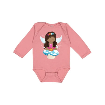 Inktastic African American Fairy Fairy Sitting On Mushroom Gift Baby Girl Long Sleeve Bodysuit
Inktastic African American Fairy Fairy Sitting On Mushroom Gift Baby Girl Long Sleeve Bodysuit