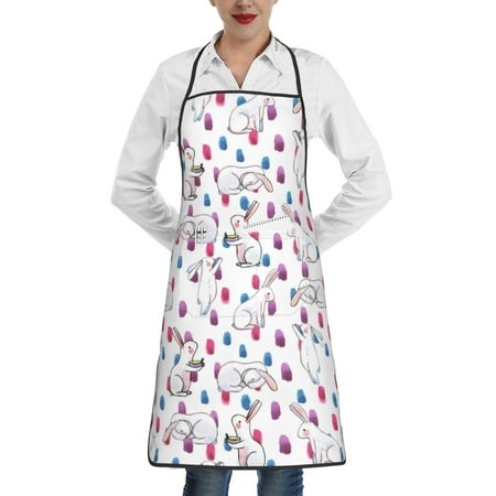 Rocae Rabbit Eating for Kitchen Aprons for Women Adjustable Cooking Kitchen Chef Apron for Men with Pockets
Rocae Rabbit Eating for Kitchen Aprons for Women Adjustable Cooking Kitchen Chef Apron for Men with Pockets