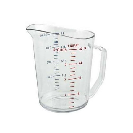 Rubbermaid-Cup Measuring (1 Qt Clr Plst) for Rubbermaid Part# 3216