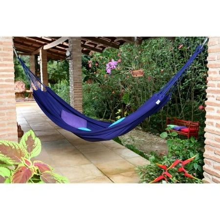 Island Bay Small Traditional Hand Woven Brazilian Solid Colored Hammock