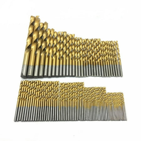 Carevas Titanium Drill Bit Set 99 Pieces High Speed Steel Drill Bits for Metal Steel Wood Copper Aluminum Alloy with Storage Case
Carevas Titanium Drill Bit Set 99 Pieces High Speed Steel Drill Bits for Metal Steel Wood Copper Aluminum Alloy with Storage Case