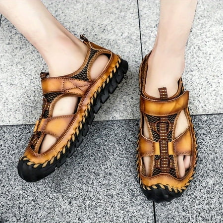 Men s Footwear - Men s Summer Breathable Mesh Handmade Stitching Loafers Casual Lightweight Slip On Sandals Flat Shoes
Men s Footwear - Men s Summer Breathable Mesh Handmade Stitching Loafers Casual Lightweight Slip On Sandals Flat Shoes