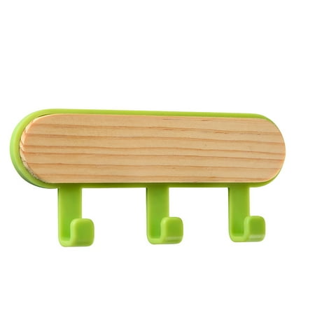 Shebeky Storage Hanger Punch-free Multi-hook Trace-less Decorative Wall Wood Hooks for Home
Shebeky Storage Hanger Punch-free Multi-hook Trace-less Decorative Wall Wood Hooks for Home