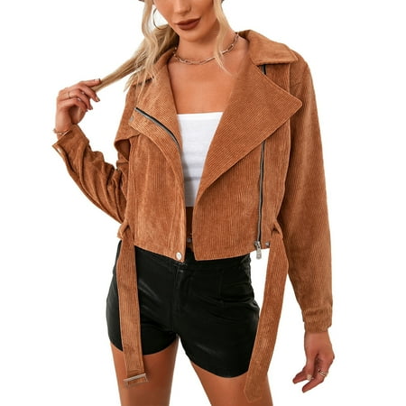 vbnergoie Ladies Autumn And Winter Casual Short Zipper Jacket Long Sleeve Jacket Jacket for Women Lightweight Maternity Jacket
vbnergoie Ladies Autumn And Winter Casual Short Zipper Jacket Long Sleeve Jacket Jacket for Women Lightweight Maternity Jacket