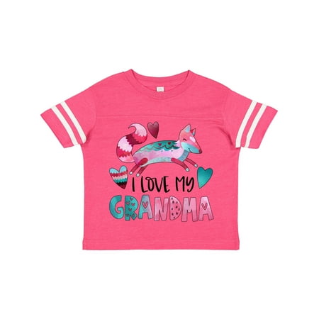 Inktastic I Love My Grandma Pink and Blue Fox with Hearts Gift Toddler Boy or Toddler Girl T-Shirt
Inktastic I Love My Grandma Pink and Blue Fox with Hearts Gift Toddler Boy or Toddler Girl T-Shirt