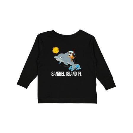 Inktastic Sanibel Island Florida Dolphin Gift Toddler Boy or Toddler Girl Long Sleeve T-Shirt 
Inktastic Sanibel Island Florida Dolphin Gift Toddler Boy or Toddler Girl Long Sleeve T-Shirt