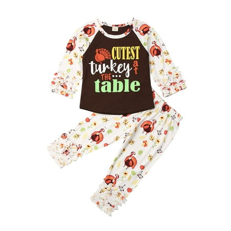 Baby Boy Girl Thanksgiving Clothes Long Sleeve Cotton Turkey Tops T-Shirt Leggings Pants Fall Winter Outfits
Baby Boy Girl Thanksgiving Clothes Long Sleeve Cotton Turkey Tops T-Shirt Leggings Pants Fall Winter Outfits
