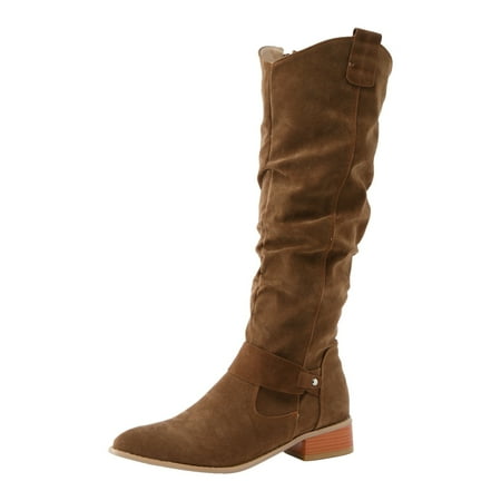 Ki-8Jcud Women S Boots Wide Width Women S Vintage Style Boots Solid Suede Side Zipper Trim With Fashion Knee Length Boots Boots Socks For Women High Women S Rain Boots Size 8 High Women Thigh High B
Ki-8Jcud Women S Boots Wide Width Women S Vintage Style Boots Solid Suede Side Zipper Trim With Fashion Knee Length Boots Boots Socks For Women High Women S Rain Boots Size 8 High Women Thigh High B