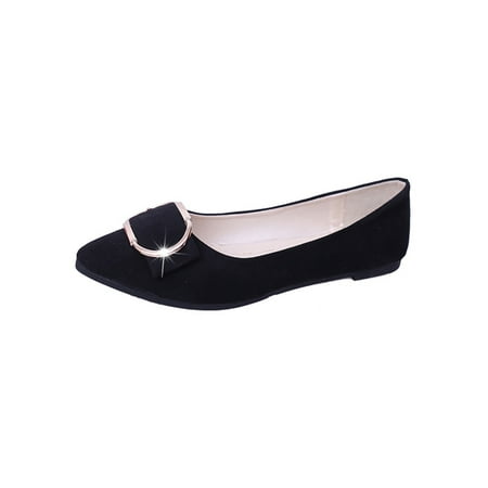 SIMANLAN Womens Flat Shoes Buckle Dress Shoe Slip On Ballet Flats Women Low Heel Pointy Toe Black 4.5
SIMANLAN Womens Flat Shoes Buckle Dress Shoe Slip On Ballet Flats Women Low Heel Pointy Toe Black 4.5