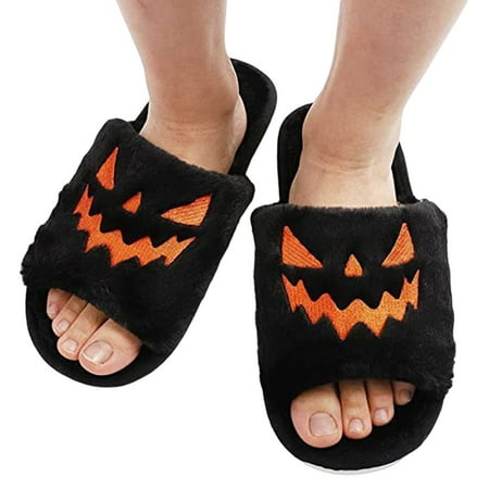 Halloween Pumpkin Plush Slippers Comfortable Couples Shoes Slippers for Autumn Spring Winter Household
Halloween Pumpkin Plush Slippers Comfortable Couples Shoes Slippers for Autumn Spring Winter Household