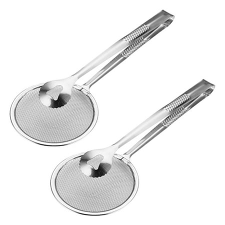 2Pack Fat Skimmer Spoon Hot Pot Fine Mesh Food Strainer Spider Strainer for Grease Gravy Kitchen Cooking Stainless Steel
2Pack Fat Skimmer Spoon Hot Pot Fine Mesh Food Strainer Spider Strainer for Grease Gravy Kitchen Cooking Stainless Steel