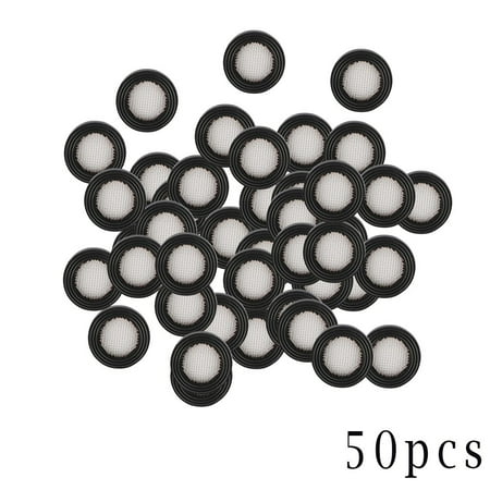 QIFEI 50 Pcs Shower Head Gasket - Rubber Washer - Creates A Seal to Prevent Leakage - with Wire Mesh Middle G3/4 Seal O-Ring Hose Gasket Shower Filter Black
QIFEI 50 Pcs Shower Head Gasket - Rubber Washer - Creates A Seal to Prevent Leakage - with Wire Mesh Middle G3/4 Seal O-Ring Hose Gasket Shower Filter Black