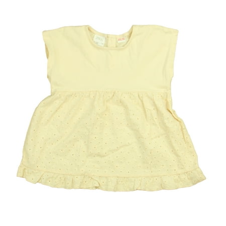 Pre-owned Zara Girls Pale Pink T-Shirt size: 4-5T