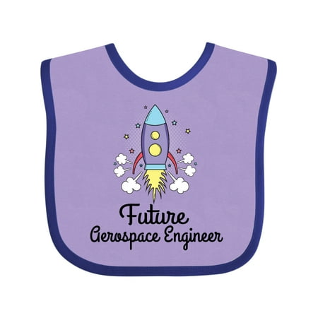 Inktastic Future Aerospace Engineer Rocket Gift Baby Girl Bib