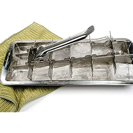 RSVP International Endurance® Vintage Inspired Ice Cube Tray 11 | Retro Design for Bars & Kitchens | Levers Remove Cubes | Heavy Duty Stainless Steel | Dishwasher Safe
RSVP International Endurance® Vintage Inspired Ice Cube Tray 11 | Retro Design for Bars & Kitchens | Levers Remove Cubes | Heavy Duty Stainless Steel | Dishwasher Safe
