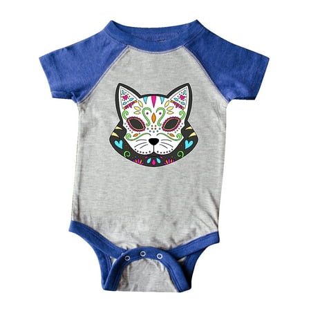 Inktastic Cinco De Mayo Cat Sugar Skull Gift Baby Boy or Baby Girl Bodysuit
