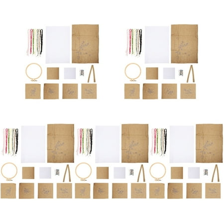 TOYMYTOY 5 Sets of Novel Embroidery Teacup Coaster Self-embroidering Unfinished Teacup Placemat DIY Material 
TOYMYTOY 5 Sets of Novel Embroidery Teacup Coaster Self-embroidering Unfinished Teacup Placemat DIY Material