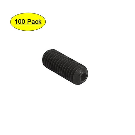 DIN916 M3x8mm Metal Grade 10.9 Hex Socket Set Screw Bolt Fastener Black 100pcs
DIN916 M3x8mm Metal Grade 10.9 Hex Socket Set Screw Bolt Fastener Black 100pcs
