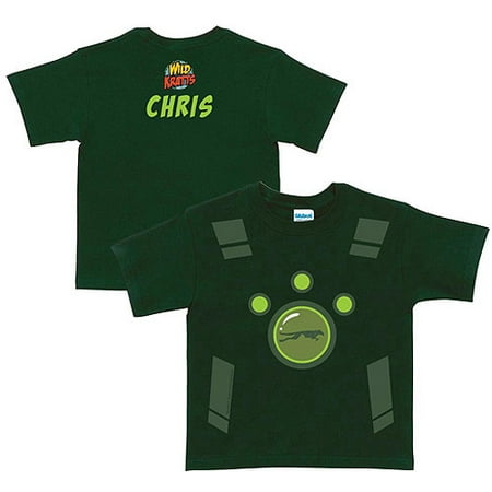Personalized Wild Kratts Creature Power Suit Toddler Boy Green T-Shirt