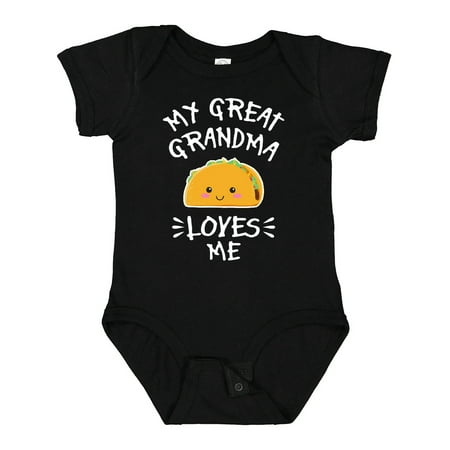 Inktastic My Great Grandma Loves Me with Taco Illustration Gift Baby Boy or Baby Girl Bodysuit
Inktastic My Great Grandma Loves Me with Taco Illustration Gift Baby Boy or Baby Girl Bodysuit