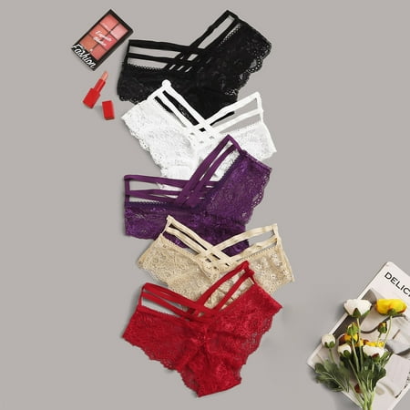 Leesechin Womens Underwear Five Pairs Of Lace Panties for Ladies 3XL Deals of Today
Leesechin Womens Underwear Five Pairs Of Lace Panties for Ladies 3XL Deals of Today