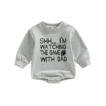 Glookwis Infant Bodysuit One Piece Romper Letters Print Jumpsuit Fall Cute Playsuit Long Sleeve Gray 70cm
Glookwis Infant Bodysuit One Piece Romper Letters Print Jumpsuit Fall Cute Playsuit Long Sleeve Gray 70cm