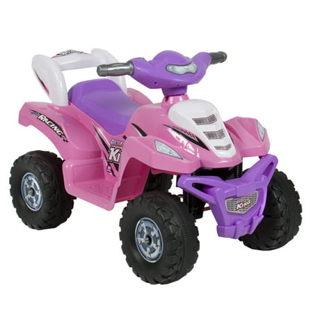 Kids Ride On ATV 6V Toy Quad Battery Power Electric 4 Wheel Power Bicycle Pink
