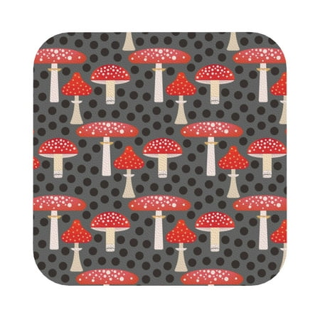 Coaee Forest Mushrooms Print Leather Coasters Set of 6 Non-Slip Washable Cup Coasters for Home Office Bar Square
Coaee Forest Mushrooms Print Leather Coasters Set of 6 Non-Slip Washable Cup Coasters for Home Office Bar Square