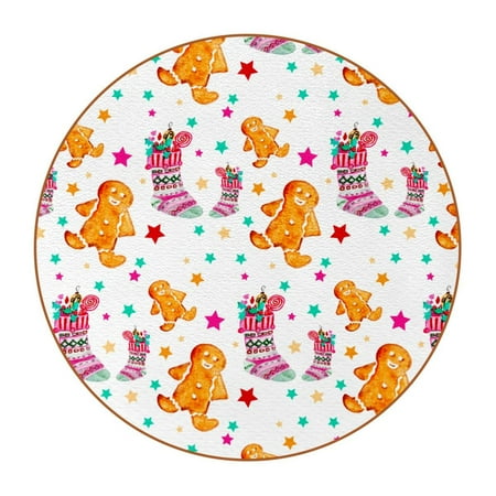 OWNTA Christmas Gingerbread Pattern Premium Microfiber Leather Round Coasters (6PCS) - 11x11 cm/4.3x4.3 in - Durable & Stylish Cup Mat Set
OWNTA Christmas Gingerbread Pattern Premium Microfiber Leather Round Coasters (6PCS) - 11x11 cm/4.3x4.3 in - Durable & Stylish Cup Mat Set