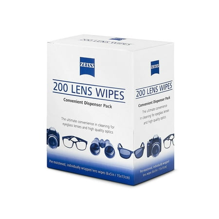 Zeiss Pre-Moistened Lens Cleaning Wipes 200 Ct