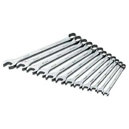 SK Hand Tool 86040 12-Piece 12-Point Long Combination Metric Wrench Set