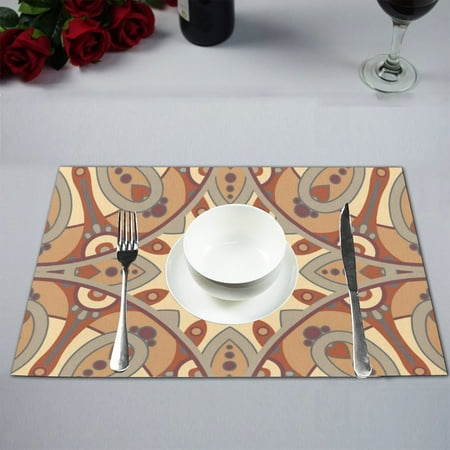 MYPOP Vintage Mandala Floral Pattern Table Placemat Food Mat 12x18 Inches Non Slip Table Mat
MYPOP Vintage Mandala Floral Pattern Table Placemat Food Mat 12x18 Inches Non Slip Table Mat