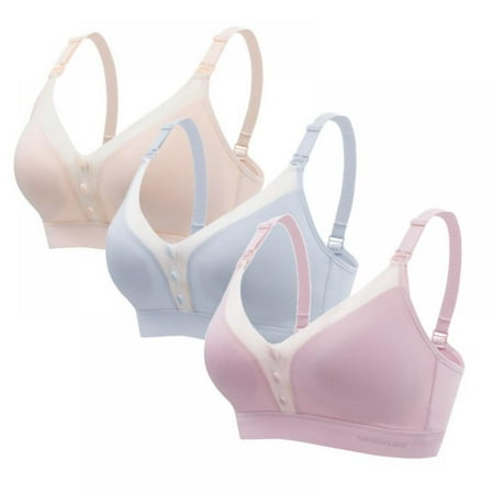 LAST CLANCE SALE! 3 Pieces Nursing Sleep Bras for Breastfeeding Women Button Front Maternity Comfy Bralette XL
LAST CLANCE SALE! 3 Pieces Nursing Sleep Bras for Breastfeeding Women Button Front Maternity Comfy Bralette XL