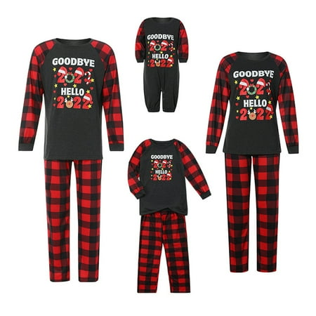 wsevypo Family Christmas Matching Pajamas Long Plaids Sleeve Hat Deer Candy Print Pullover Long Plaids Trousers and Baby Romper
wsevypo Family Christmas Matching Pajamas Long Plaids Sleeve Hat Deer Candy Print Pullover Long Plaids Trousers and Baby Romper