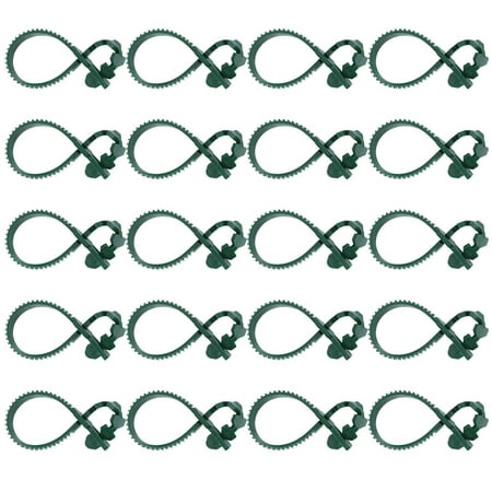 20pcs Vines Fixed Buckle Plant Plastic Reusable Binding Belt Garden Belt (Green it is 25cm Long 1.3cm Wide and 0.4cm Thick)
20pcs Vines Fixed Buckle Plant Plastic Reusable Binding Belt Garden Belt (Green it is 25cm Long 1.3cm Wide and 0.4cm Thick)