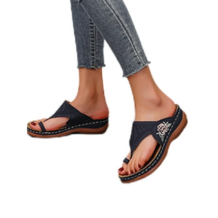 Pfysire Women Summer Sandals Slippers Casual Flip Flops Wedge Shoes One Toe US 6
Pfysire Women Summer Sandals Slippers Casual Flip Flops Wedge Shoes One Toe US 6