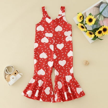 Wiueurtly Toddler Girls Sleeveless Jumpsuit Outwear For Babys Clothes Valentine s Day Love Printing Fall Romper Jumpsuit for Baby Girl
Wiueurtly Toddler Girls Sleeveless Jumpsuit Outwear For Babys Clothes Valentine s Day Love Printing Fall Romper Jumpsuit for Baby Girl