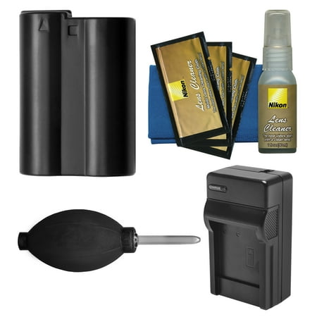 Essentials Bundle for Nikon D7100, D7200, D500, D610, D750, D810, D810A Camera with EN-EL15 Battery & Charger + Cleaning Kit Essentials Bundle for Nikon D7100, D7200, D500, D610, D750, D810, D810A Camera with EN-EL15 Battery & Charger + Cleaning Kit