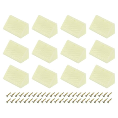 100 Pcs 90 Degree Plastic Corner Braces 20x42x20mm Shelf Right Angle Brackets with Screws Beige
100 Pcs 90 Degree Plastic Corner Braces 20x42x20mm Shelf Right Angle Brackets with Screws Beige