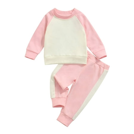 Canrulo Toddler Infant Baby Girls Boys Clothes Casual Tracksuit Long Sleeve Sweatshirt Tops Pants Autumn Outfits Pink 12-18 Months
Canrulo Toddler Infant Baby Girls Boys Clothes Casual Tracksuit Long Sleeve Sweatshirt Tops Pants Autumn Outfits Pink 12-18 Months