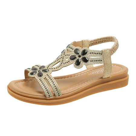 Vuygyu Women s Summer Fashion Bohemian Style Sandals Open Toe Flat Bottom Casual Beach Sandals Slippers Wedge Sandal for Women Lace up Sandals for Women Flat Flat Slippers for Women Sandals Fit Flip
Vuygyu Women s Summer Fashion Bohemian Style Sandals Open Toe Flat Bottom Casual Beach Sandals Slippers Wedge Sandal for Women Lace up Sandals for Women Flat Flat Slippers for Women Sandals Fit Flip