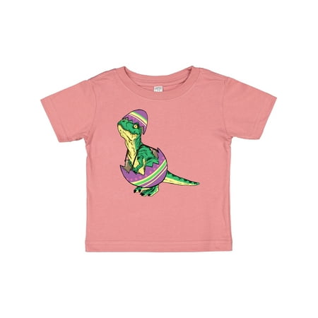 Inktastic Easter Baby T-Rex in an Easter Egg Gift Baby Boy or Baby Girl T-Shirt